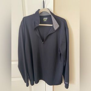 IZOD Black Long-Sleeve Half-Zip Jacket